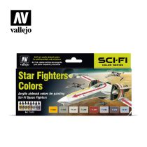 MA71612, Model Air: Model Air Set Star Fighters Colors (8) , Vallejo, voor €22, Geleverd door Bliek Modelbouw, Neerloopweg 31, 4814RS Breda, Telefoon: 076-5497252